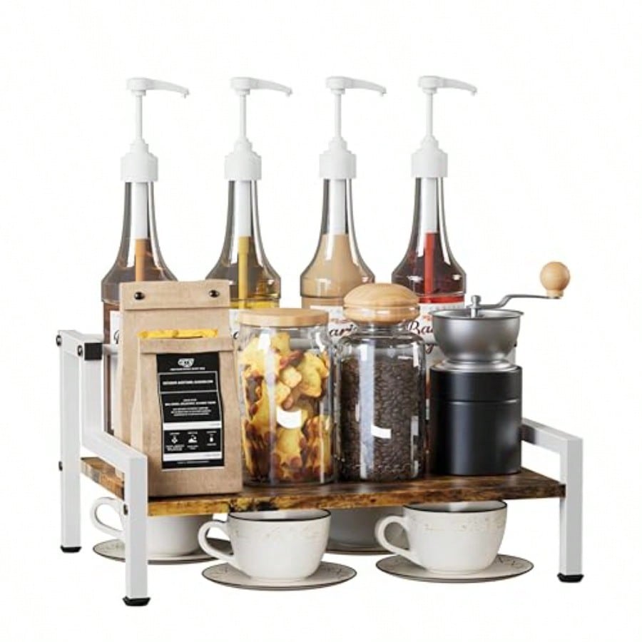 Home Bar And Coffee - Coffee Syrup Rack Organizer For Countertop