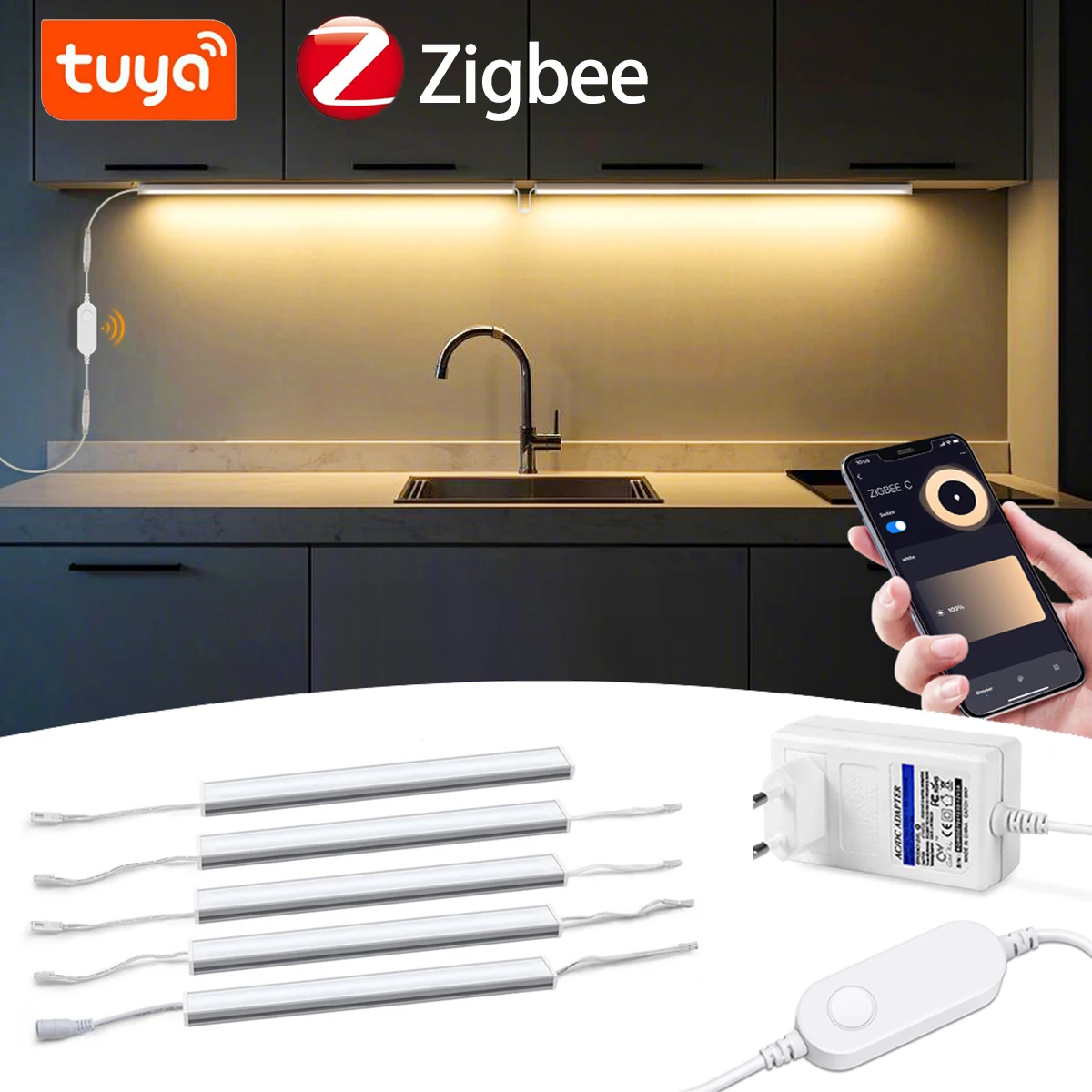Smart Zigbee LED Lamp Under Ca - đánh giá và giá Home Bar And Cabinet
