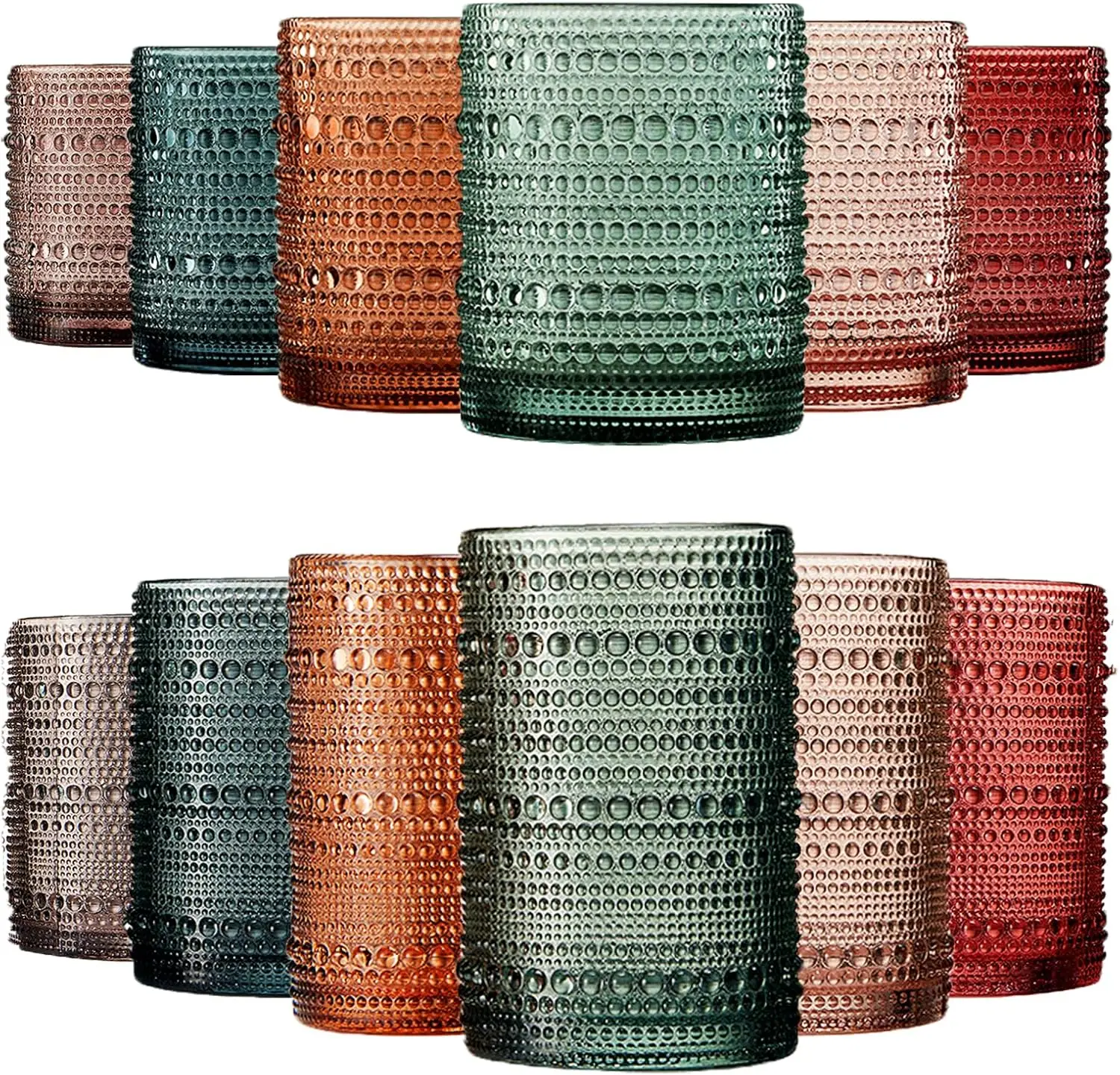 Hobnail Beaded Highball Drinki - đánh giá và giá Highball Glass Set