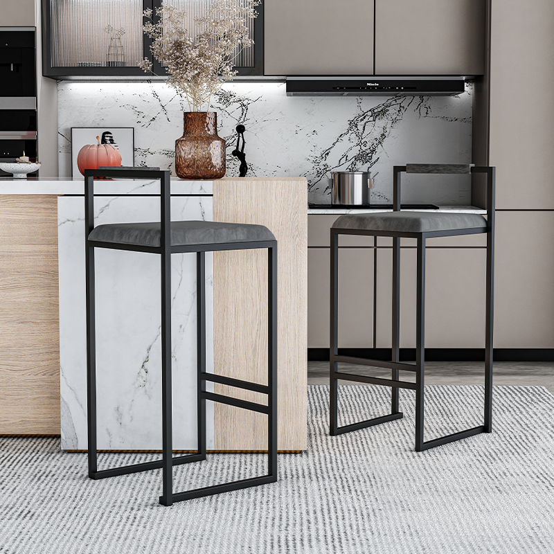 Nordic Velvet Black Bar Chairs - đánh giá và giá Home Bar Lounge