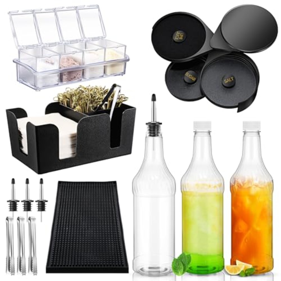 15 Pcs Bar Caddy Accessories 3 - đánh giá và giá Speed Pourer Cap