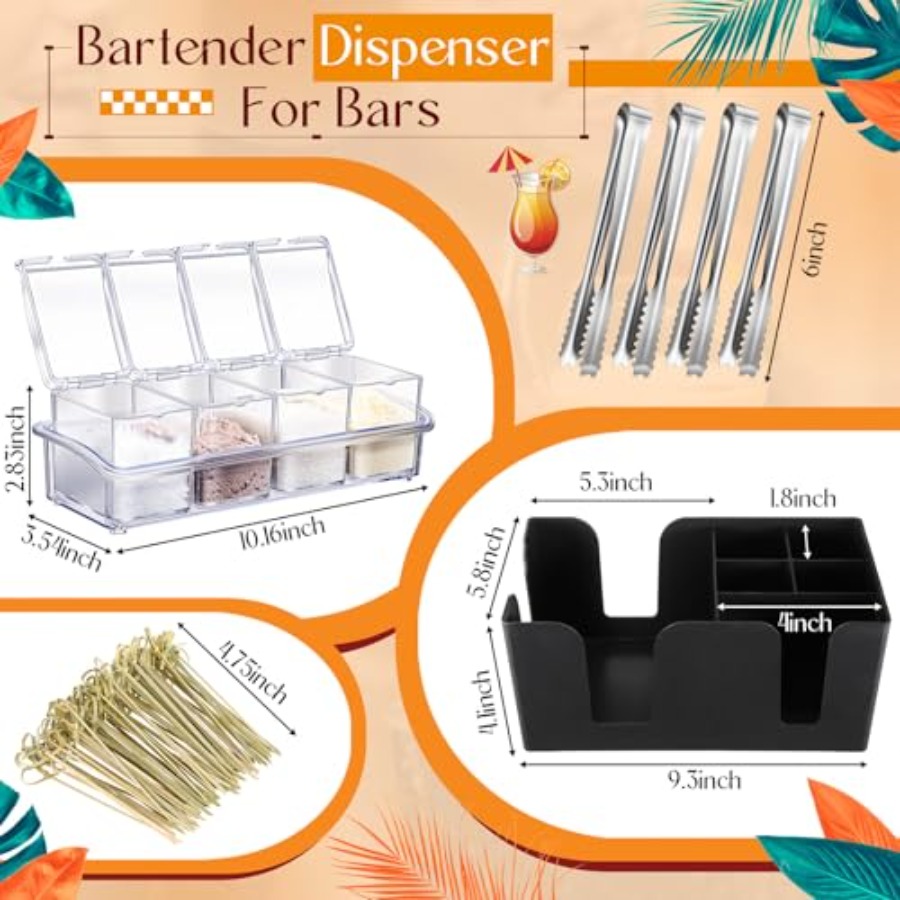 15 Pcs Bar Caddy Accessories 3 - đánh giá và giá Speed Pourer Cap