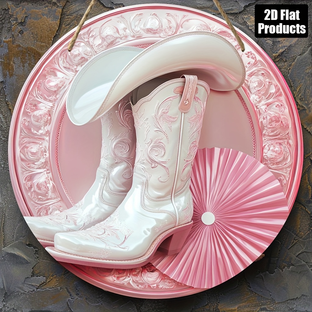 2D Metal Sign, Pink Cowboy Boo - đánh giá và giá Home Bar And Coffee
