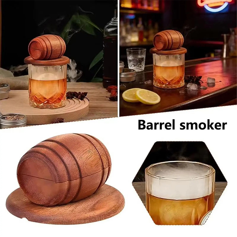 Wooden Cocktail Smoker Kit Smo - đánh giá và giá Smoking Gun Kit