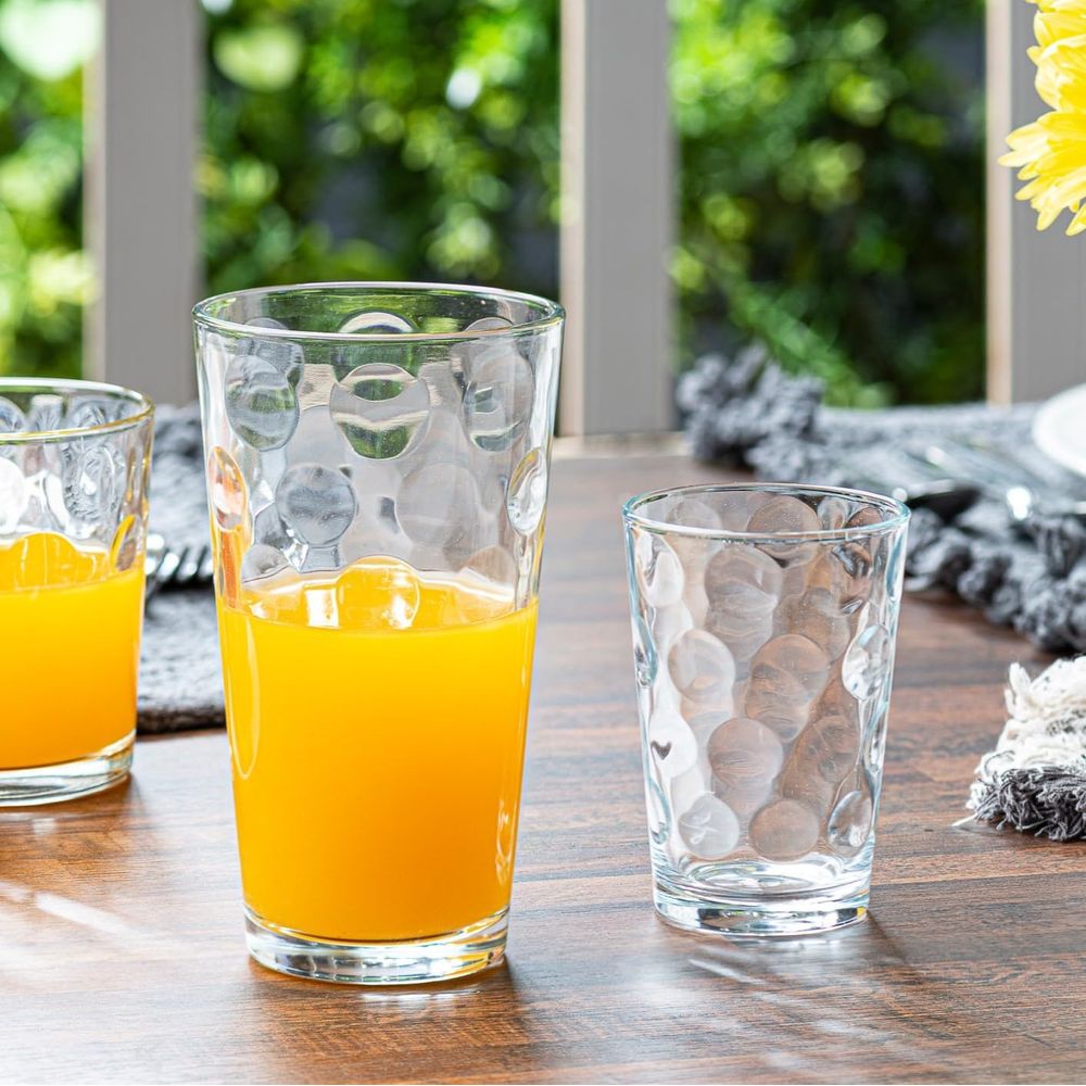 12-Piece Elegant Stackable Gla - đánh giá và giá Highball Glass Set