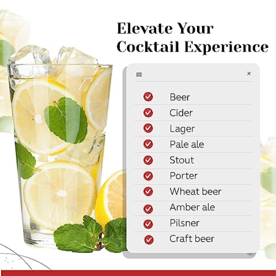 Bulk Classic Premium Beer Pint - đánh giá và giá Highball Glass Set