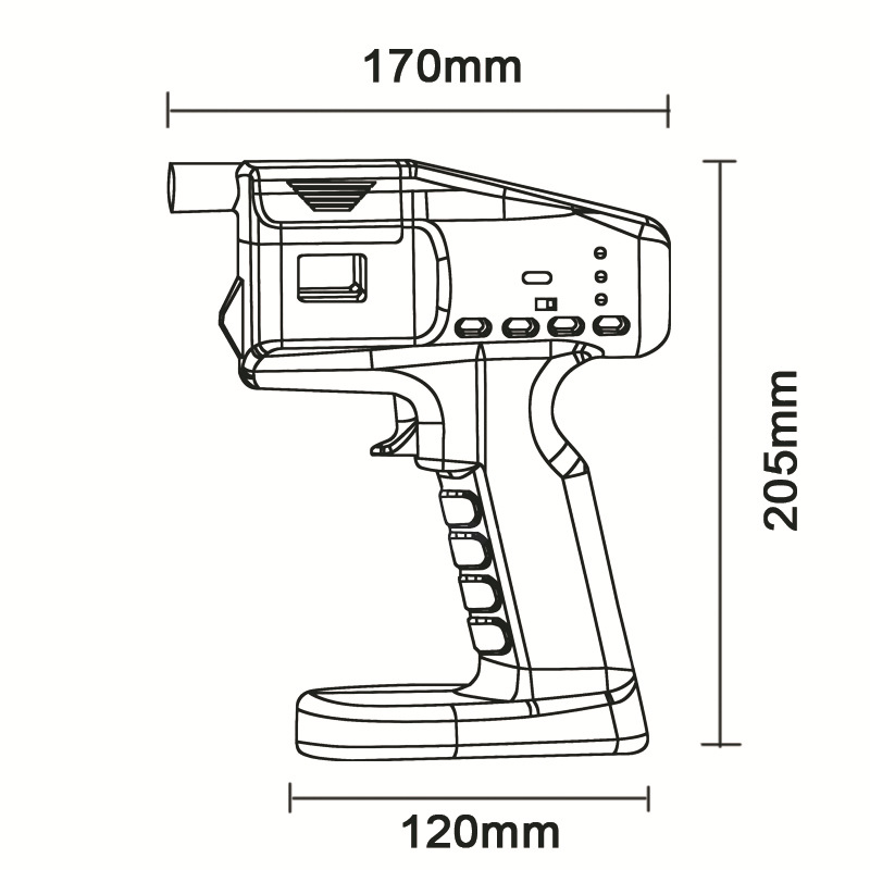 White Smoked Bubble Gun with F - đánh giá và giá Smoking Gun Kit