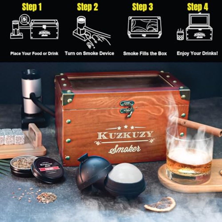 Cocktail Smoker Kit - Whiskey  - đánh giá và giá Smoking Gun Kit