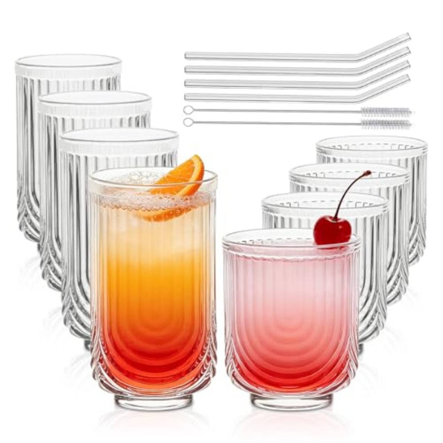 Water Drinking Glasses Set of  - đánh giá và giá Highball Glass Set