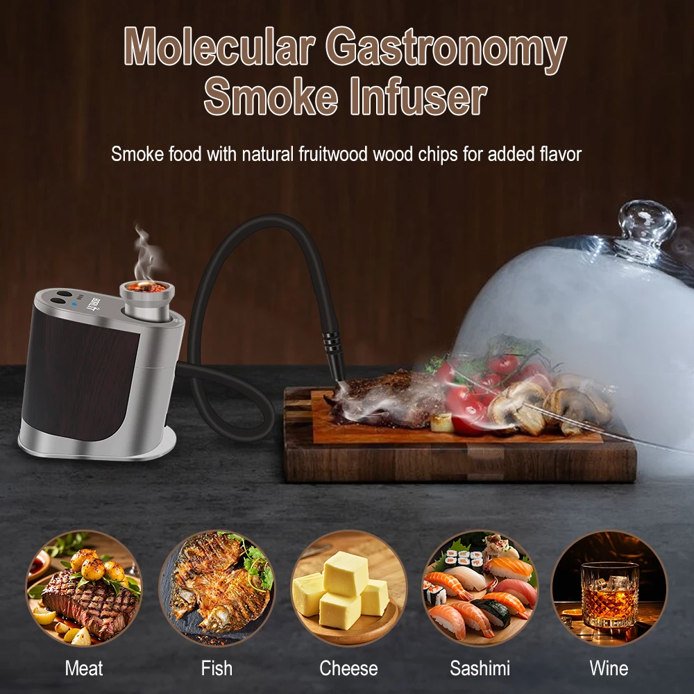 BORUiT New Portable Food Cold  - đánh giá và giá Smoking Gun Kit