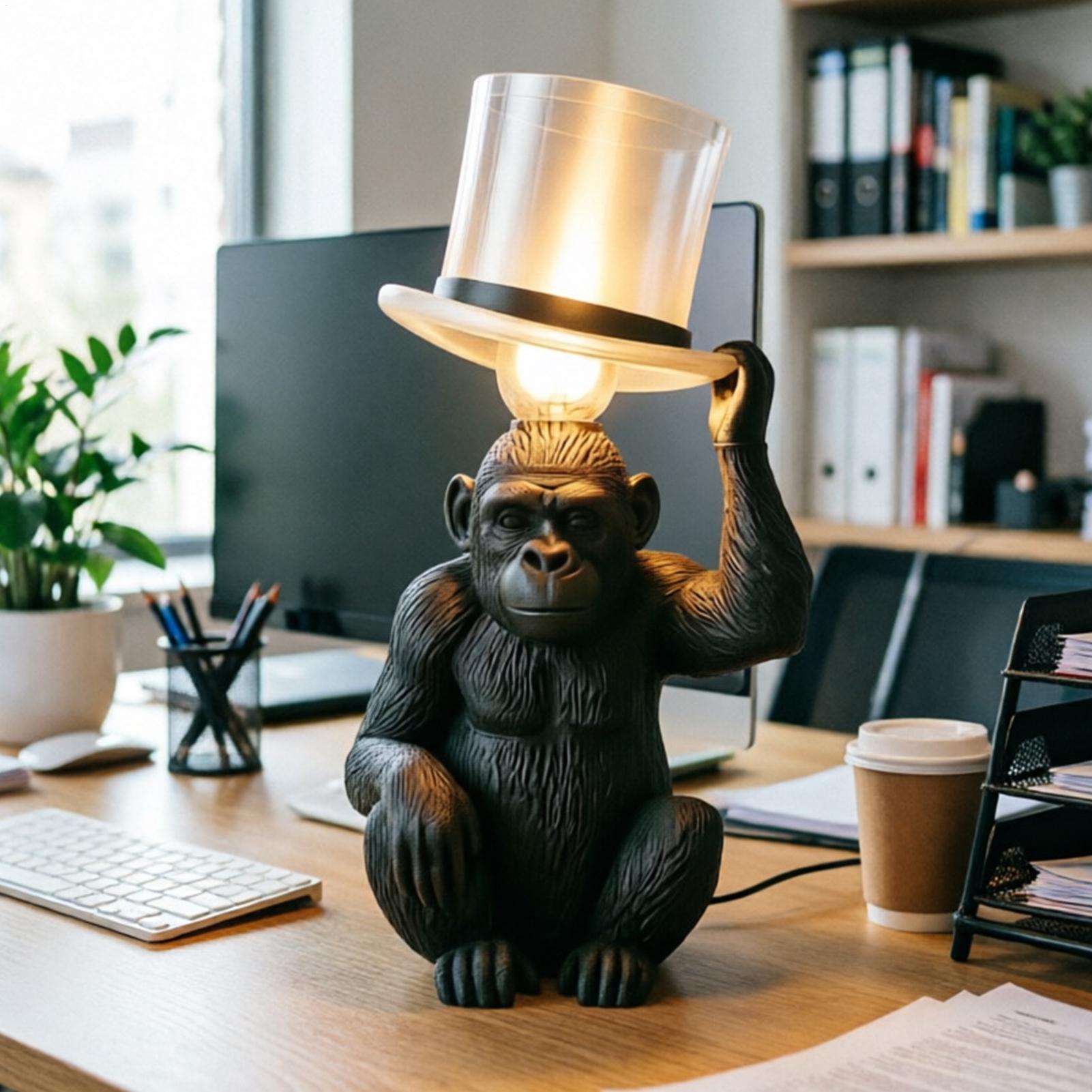 Monkey Lamp Top Hat Monkey Res - đánh giá và giá Home Bar Setup