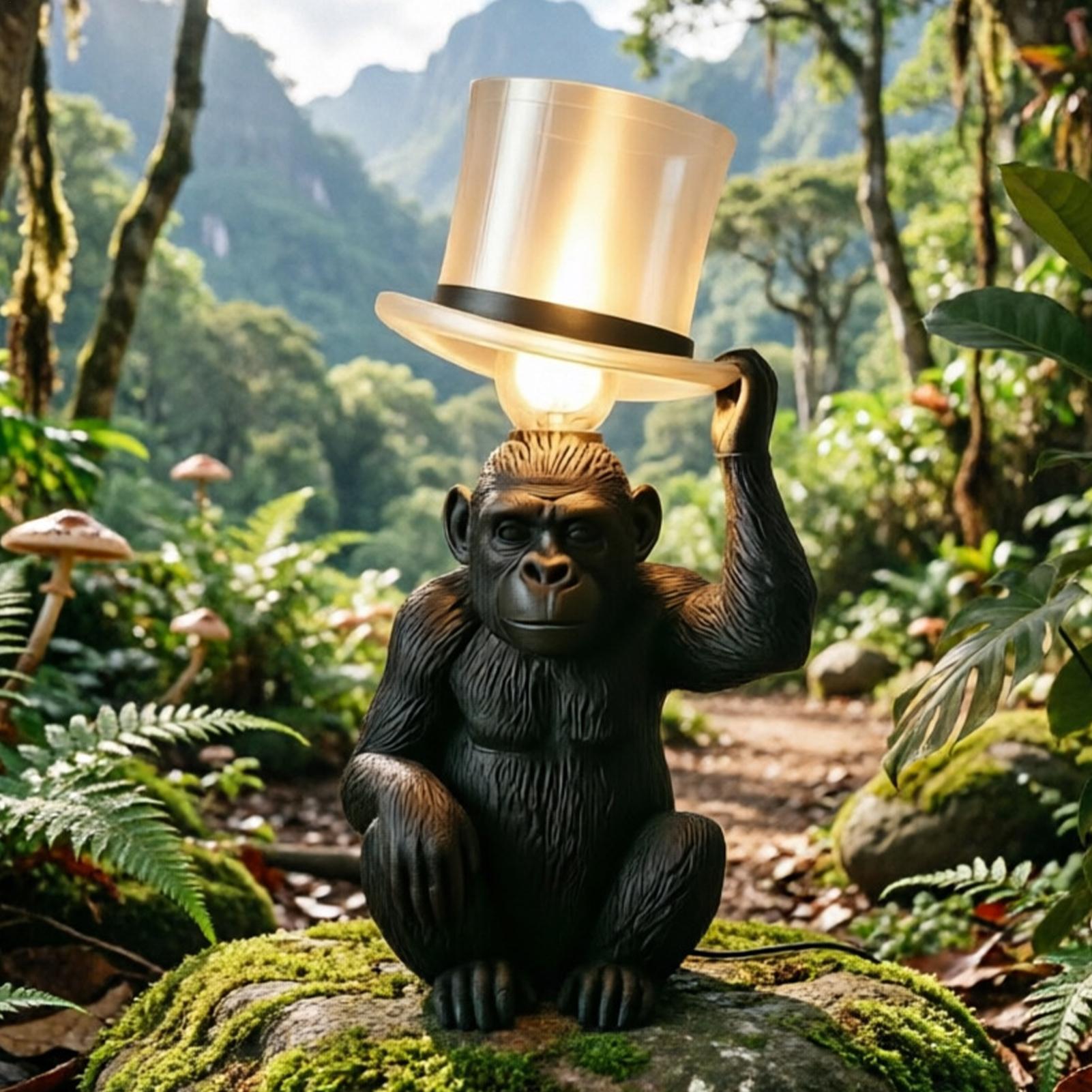 Monkey Lamp Top Hat Monkey Res - đánh giá và giá Home Bar Setup