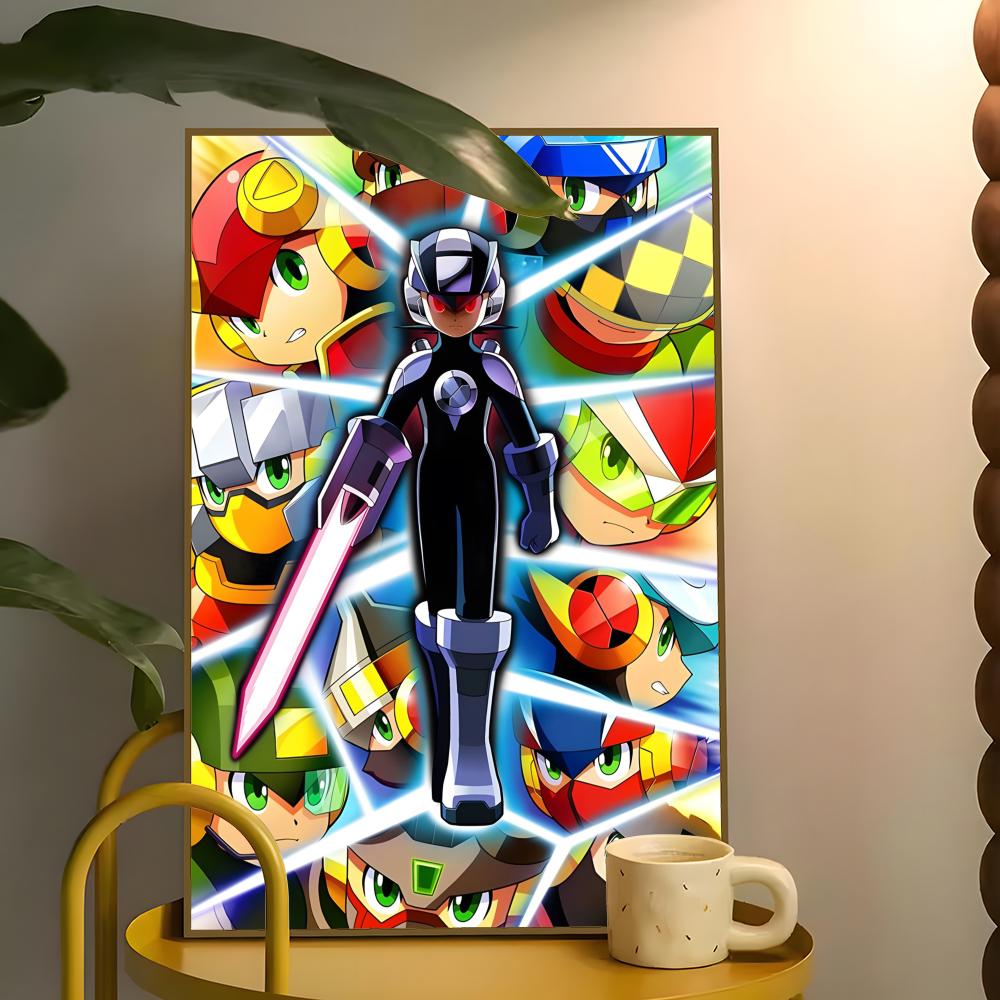 Classic Mega Man Poster Paper  - đánh giá và giá Home Bar And Theater