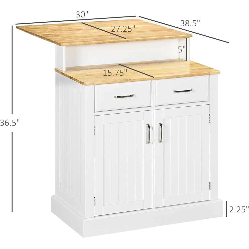 White Kitchen Island with Stor - đánh giá và giá Home Bar And Cabinet