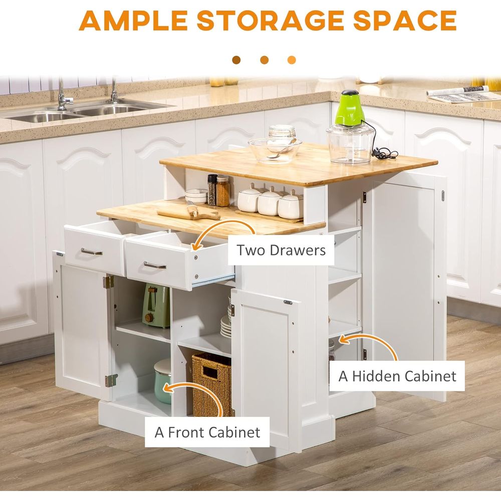 White Kitchen Island with Stor - đánh giá và giá Home Bar And Cabinet