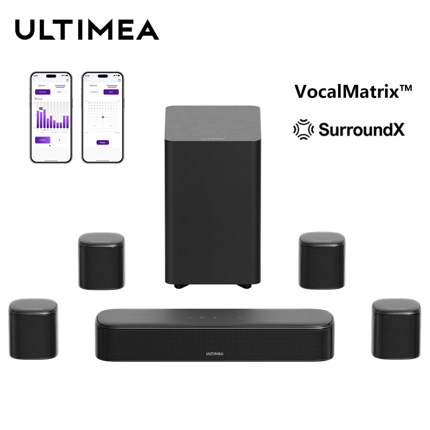 ULTIMEA 7.1ch Sound Bar with S - đánh giá và giá Home Bar And Theater