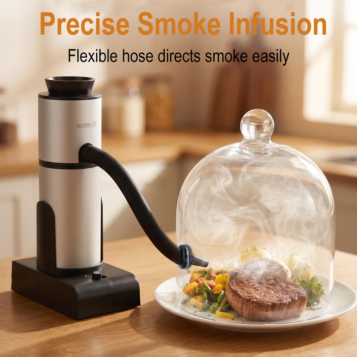 BORUiT SK303 Portable Food Col - đánh giá và giá Smoking Gun Kit