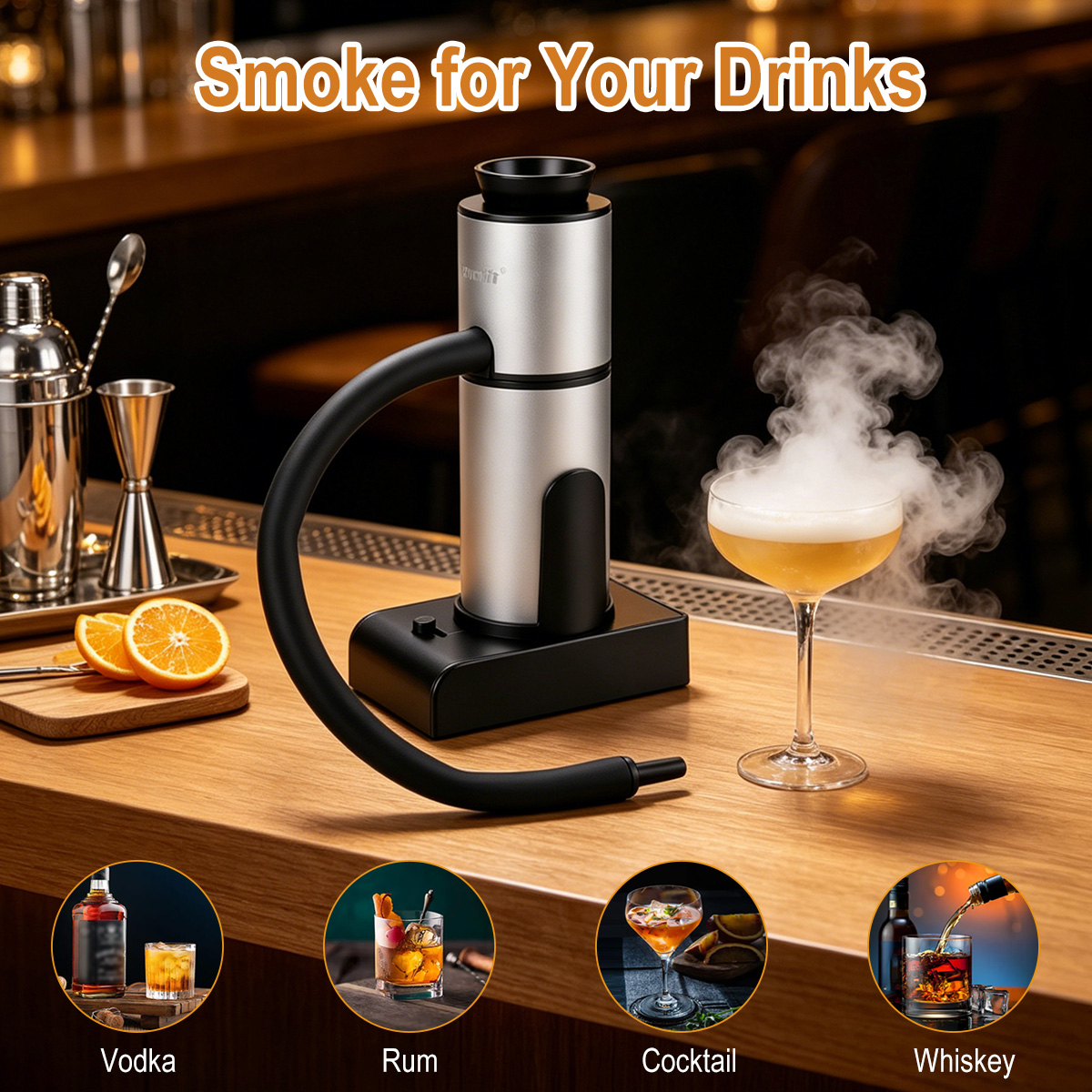 BORUiT SK303 Portable Food Col - đánh giá và giá Smoking Gun Kit