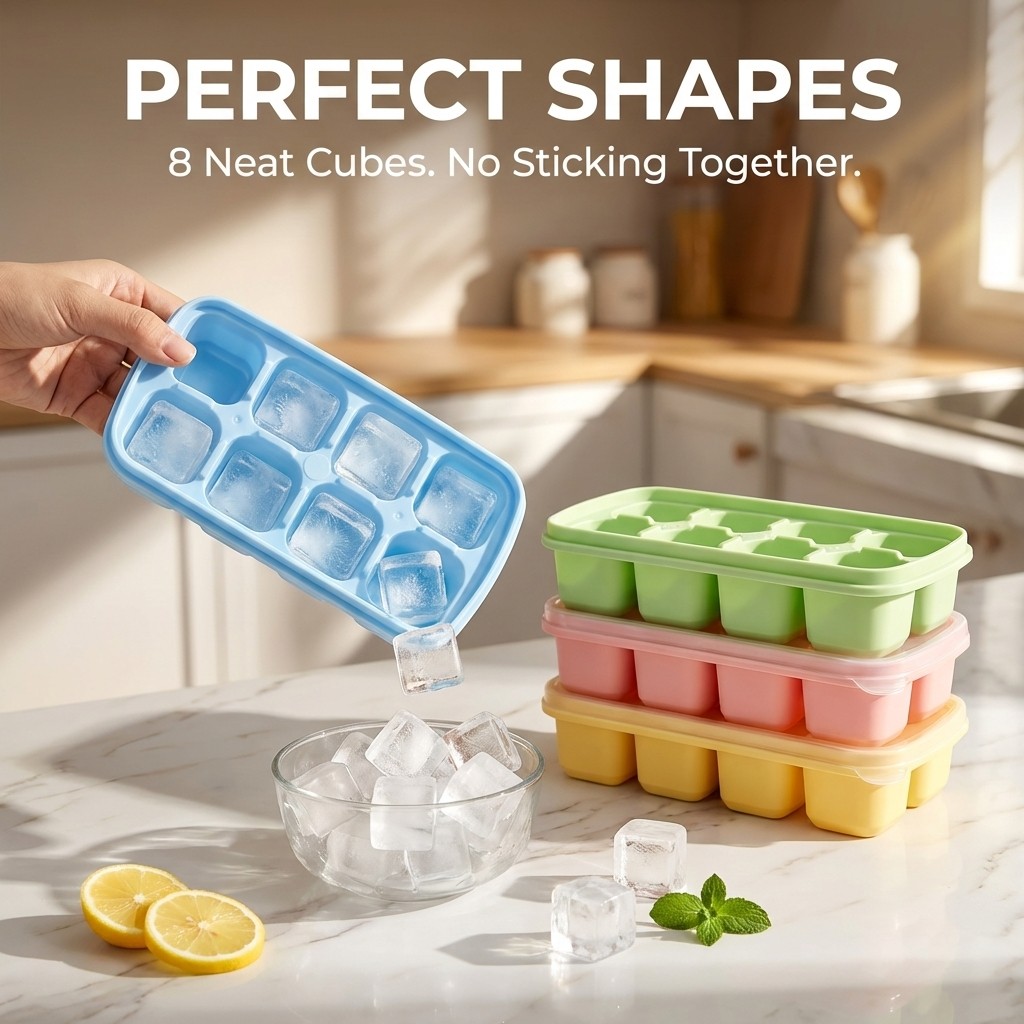 8 Grids Mini Plastic Ice Cube  - đánh giá và giá Citrus Juicer Bar