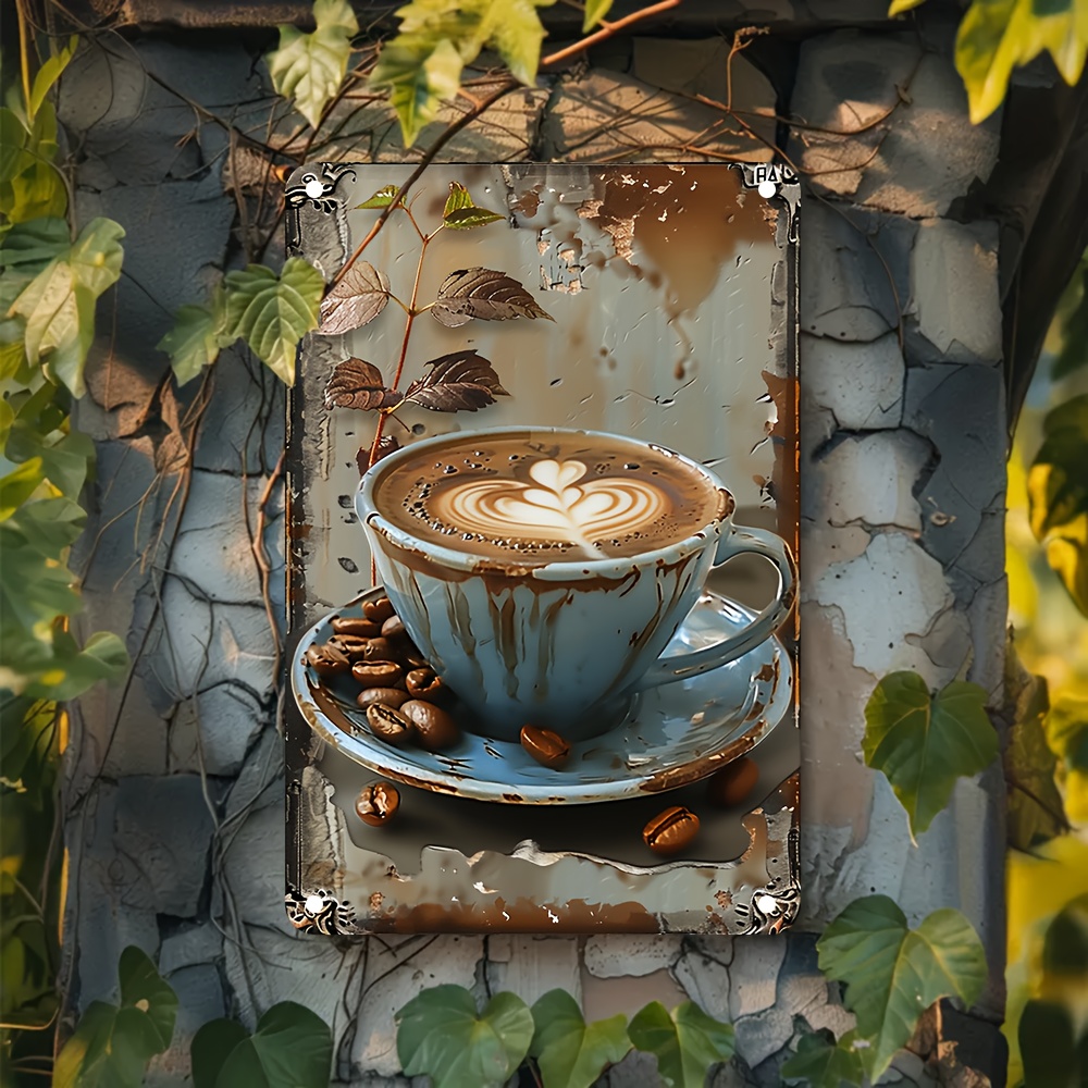 Aluminum Metal Sign, Latte Cof - đánh giá và giá Home Bar And Coffee