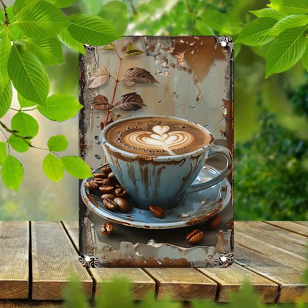 Aluminum Metal Sign, Latte Cof - đánh giá và giá Home Bar And Coffee