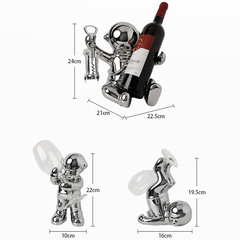 Nordic Ceramic Astronaut Wine  - đánh giá và giá Home Bar Setup