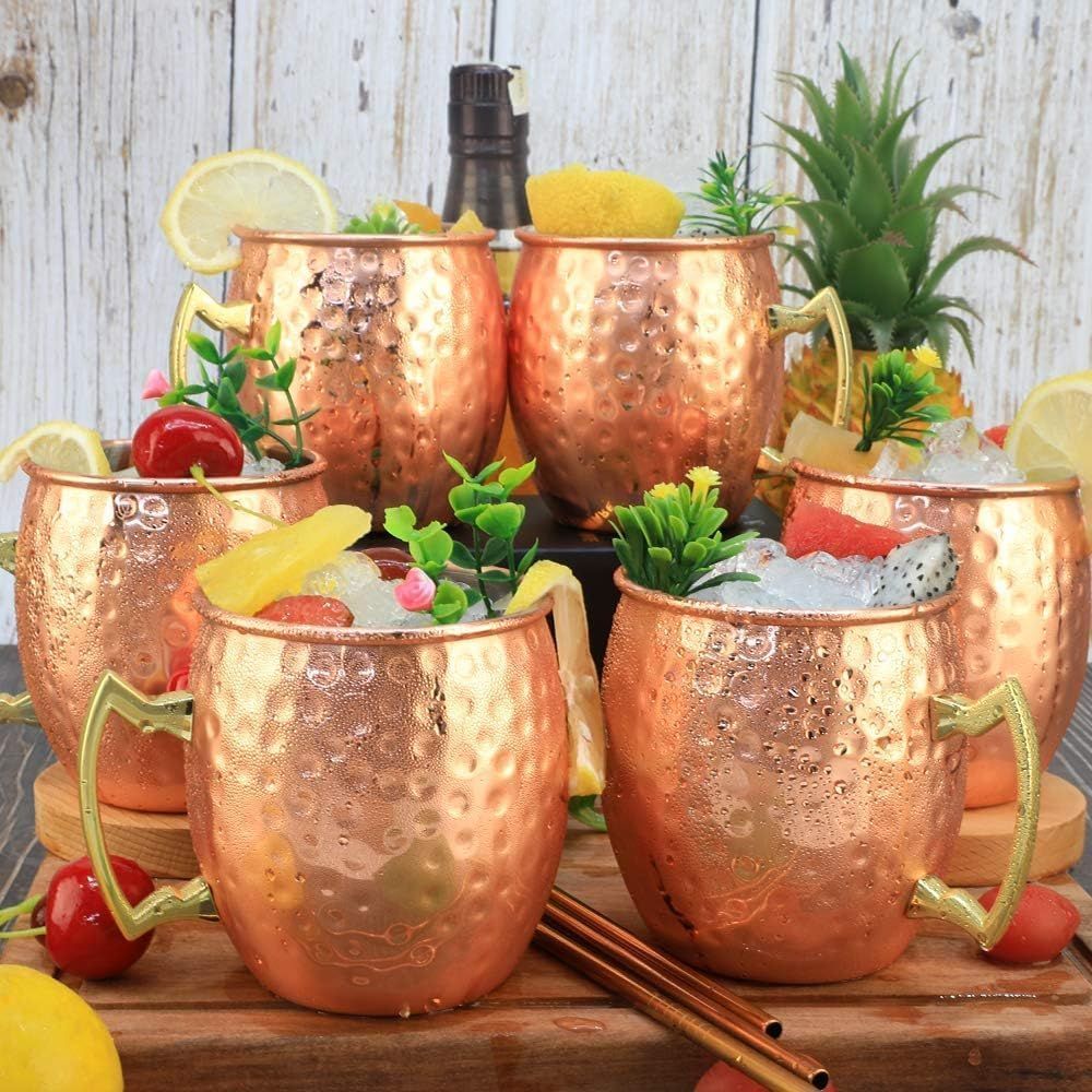 Moscow Mule Copper Mugs- Set o - đánh giá và giá Mule Copper Mug