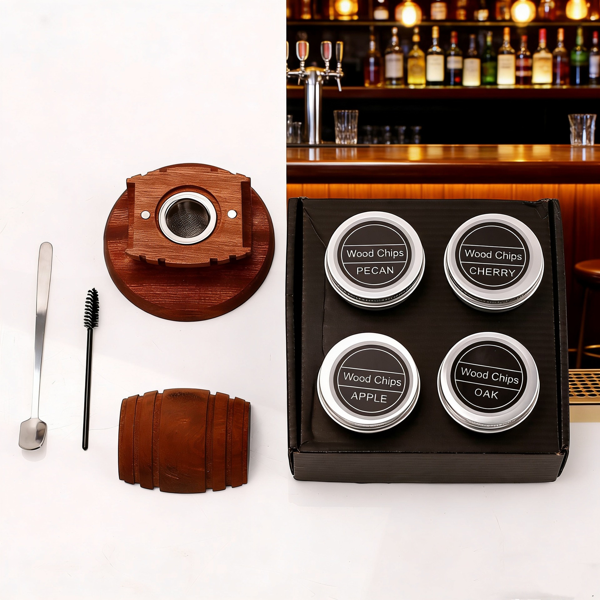 Whisky Smoking Kit, Oak Smoker - đánh giá và giá Smoking Gun Kit