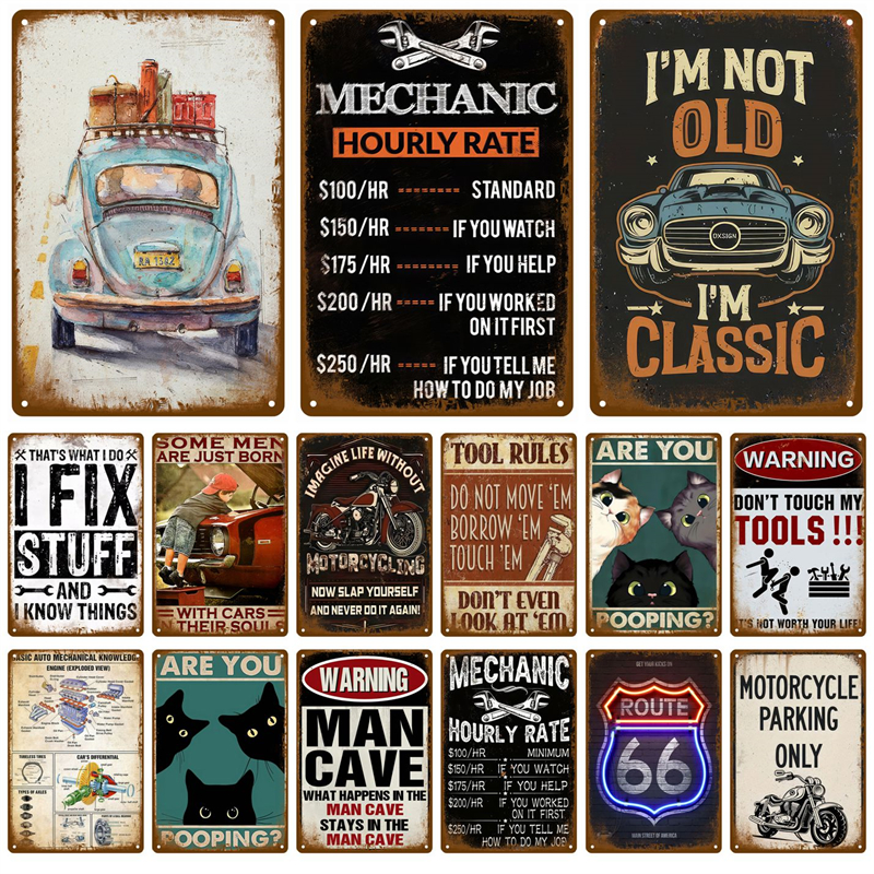 Vintage Metal Plate Tin Sign P - đánh giá và giá Home Bar Set