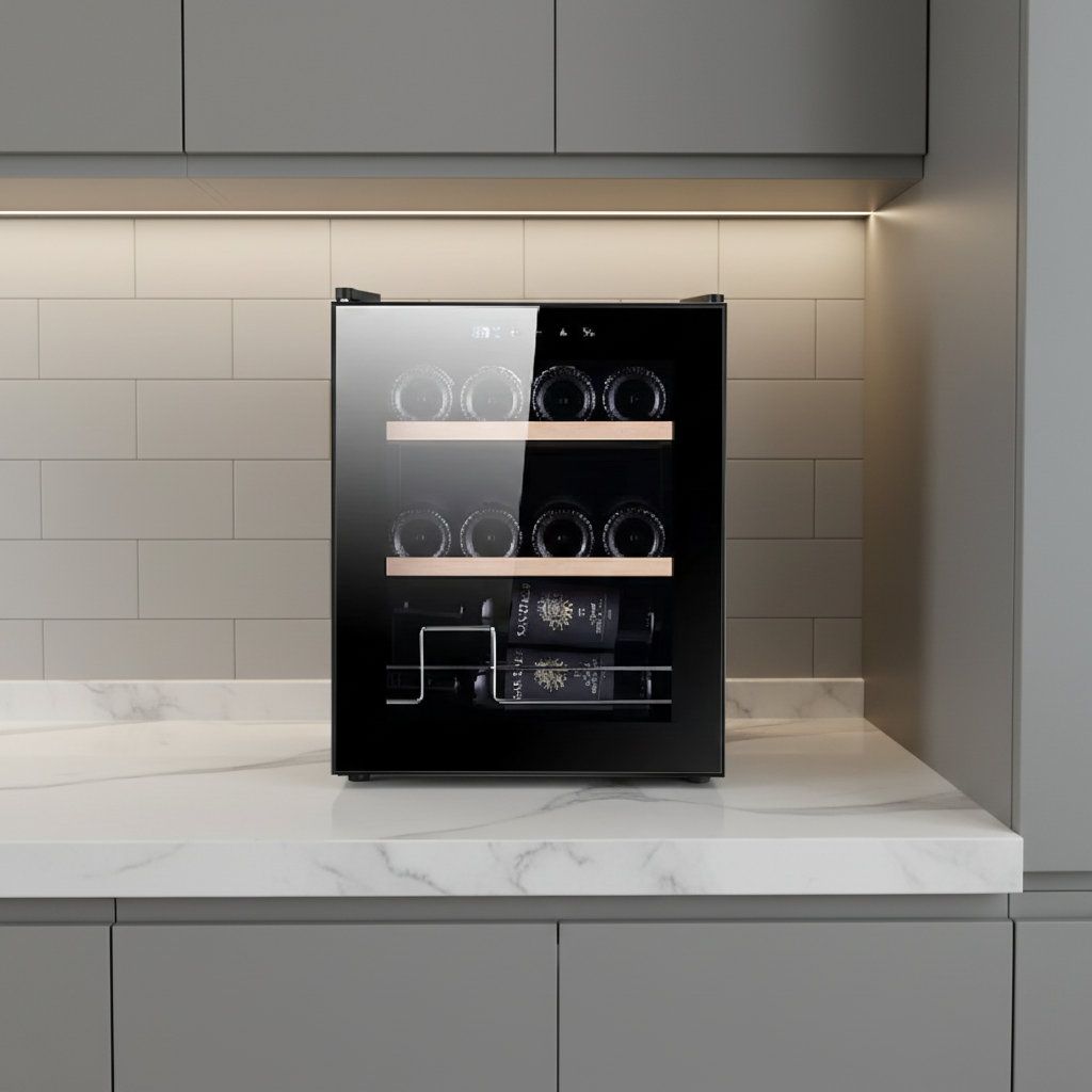 Mini bar Cooler Fridge Red Win - đánh giá và giá Home Bar And Cabinet