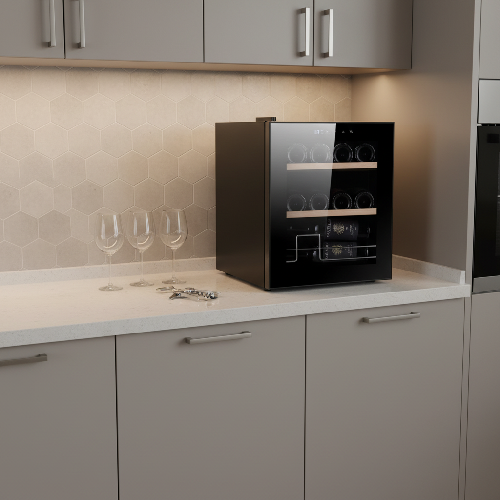 Mini bar Cooler Fridge Red Win - đánh giá và giá Home Bar And Cabinet