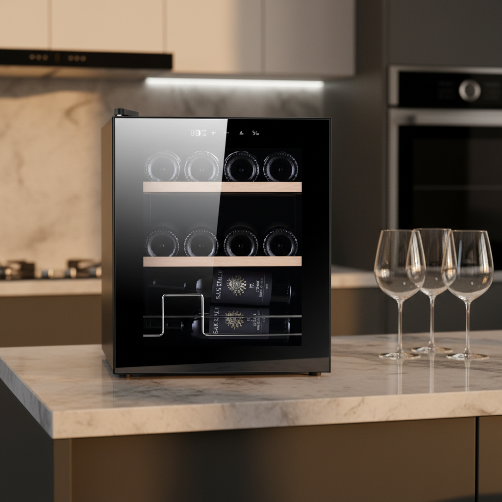 Mini bar Cooler Fridge Red Win - đánh giá và giá Home Bar And Cabinet