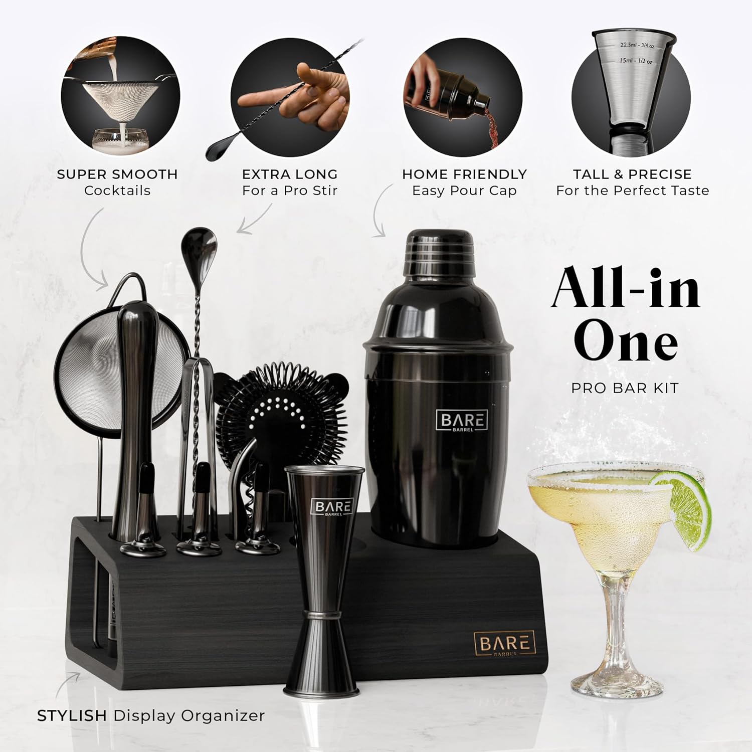 14-Piece Cocktail Shaker Set B - đánh giá và giá Home Bar Set
