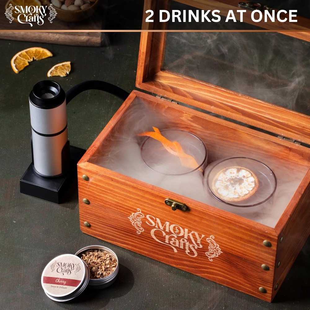 Whiskey Smoker Kit with Smoke  - đánh giá và giá Smoking Gun Kit