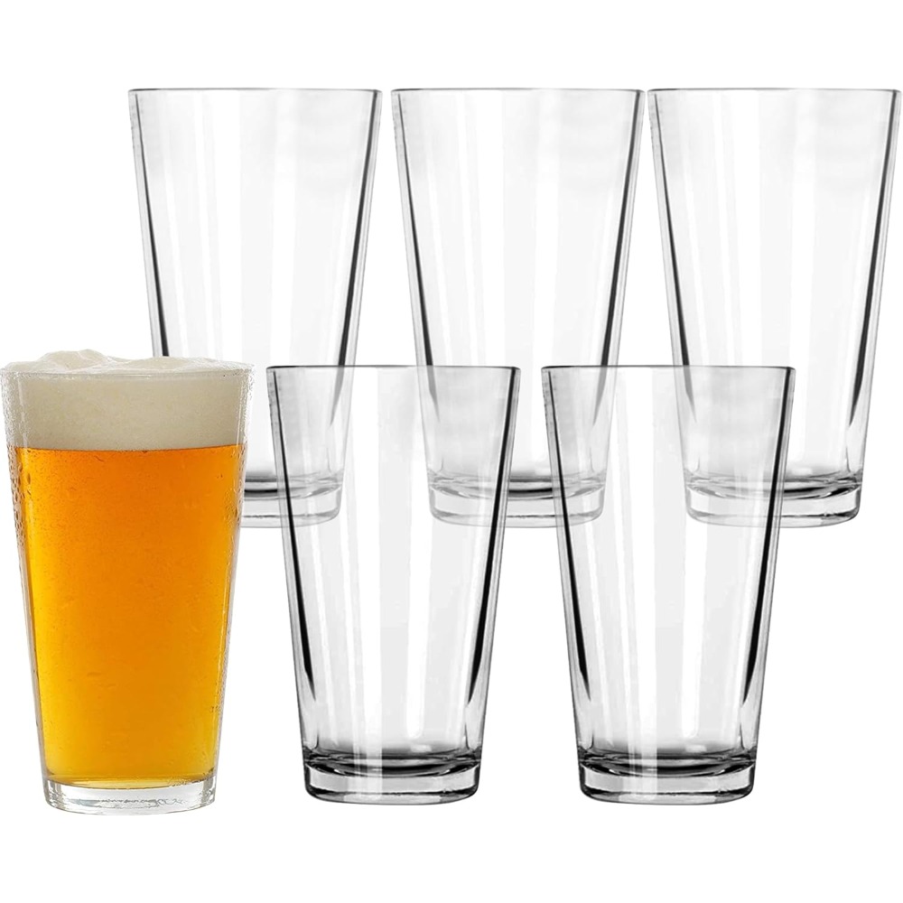 16 oz Pint Glasses 6 Pcs Set D - đánh giá và giá Highball Glass Set