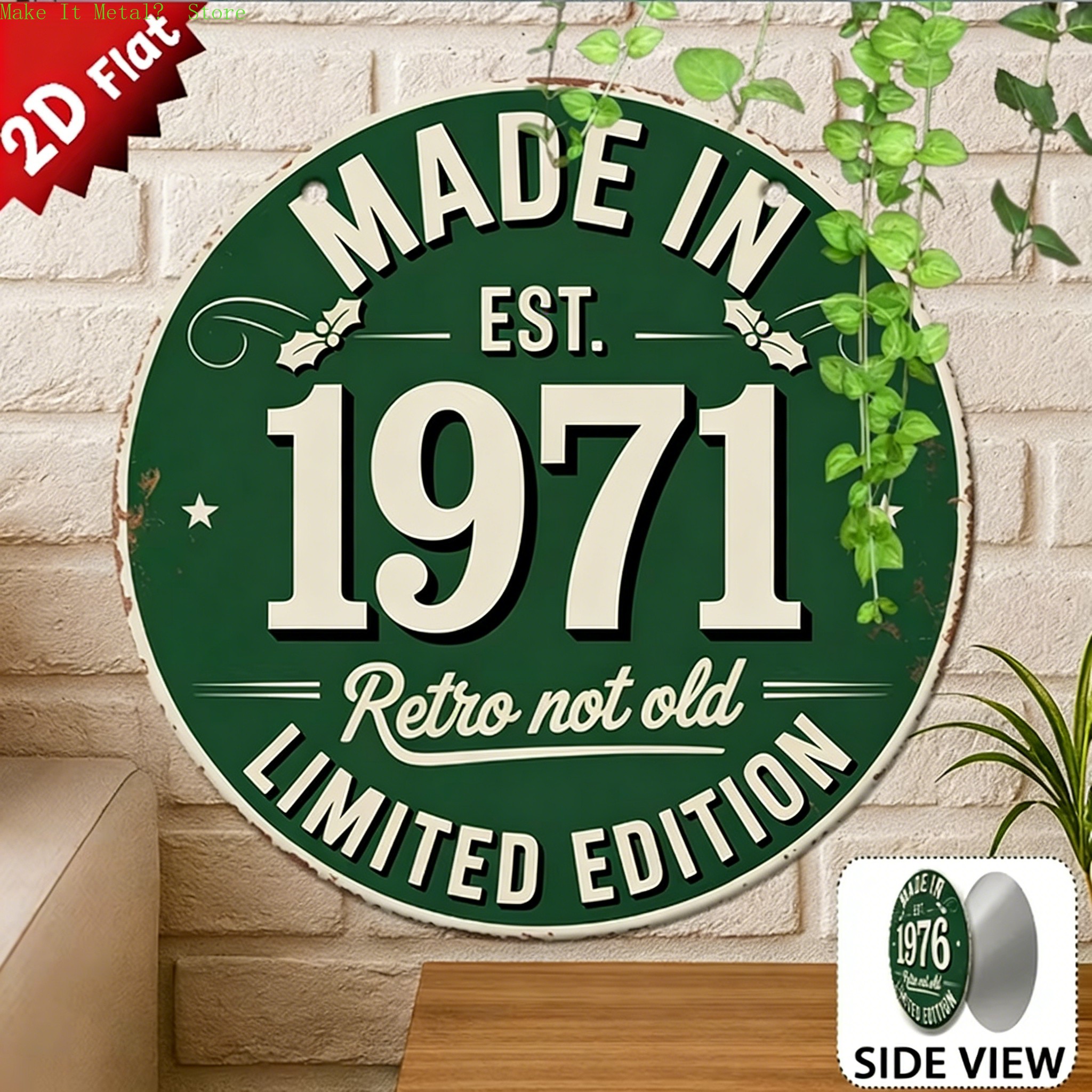 Made in 1976 Retro Not Old 2D  - đánh giá và giá Home Bar Cafe