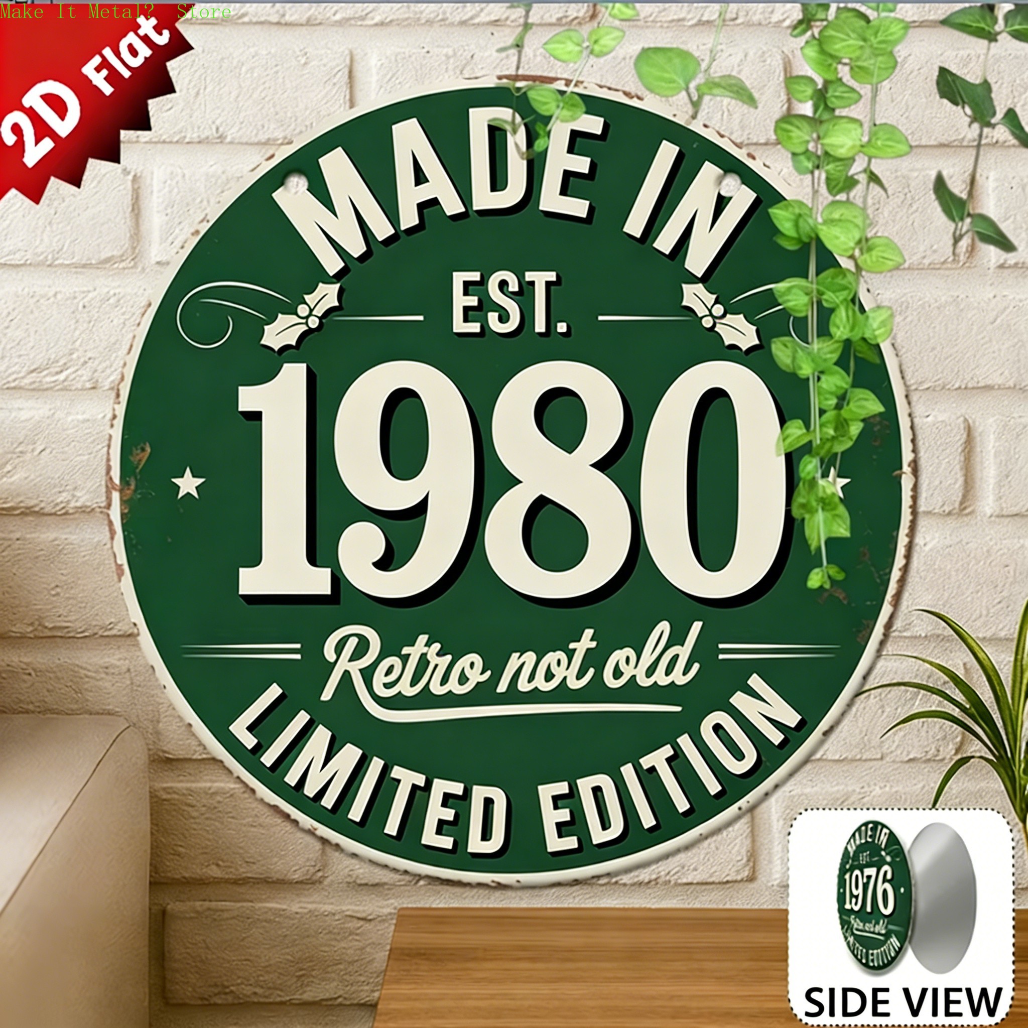 Made in 1976 Retro Not Old 2D  - đánh giá và giá Home Bar Cafe