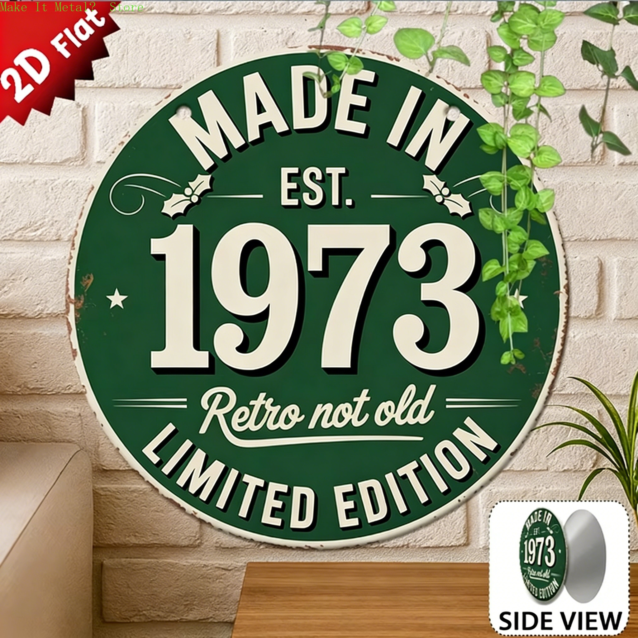 Made in 1976 Retro Not Old 2D  - đánh giá và giá Home Bar Cafe