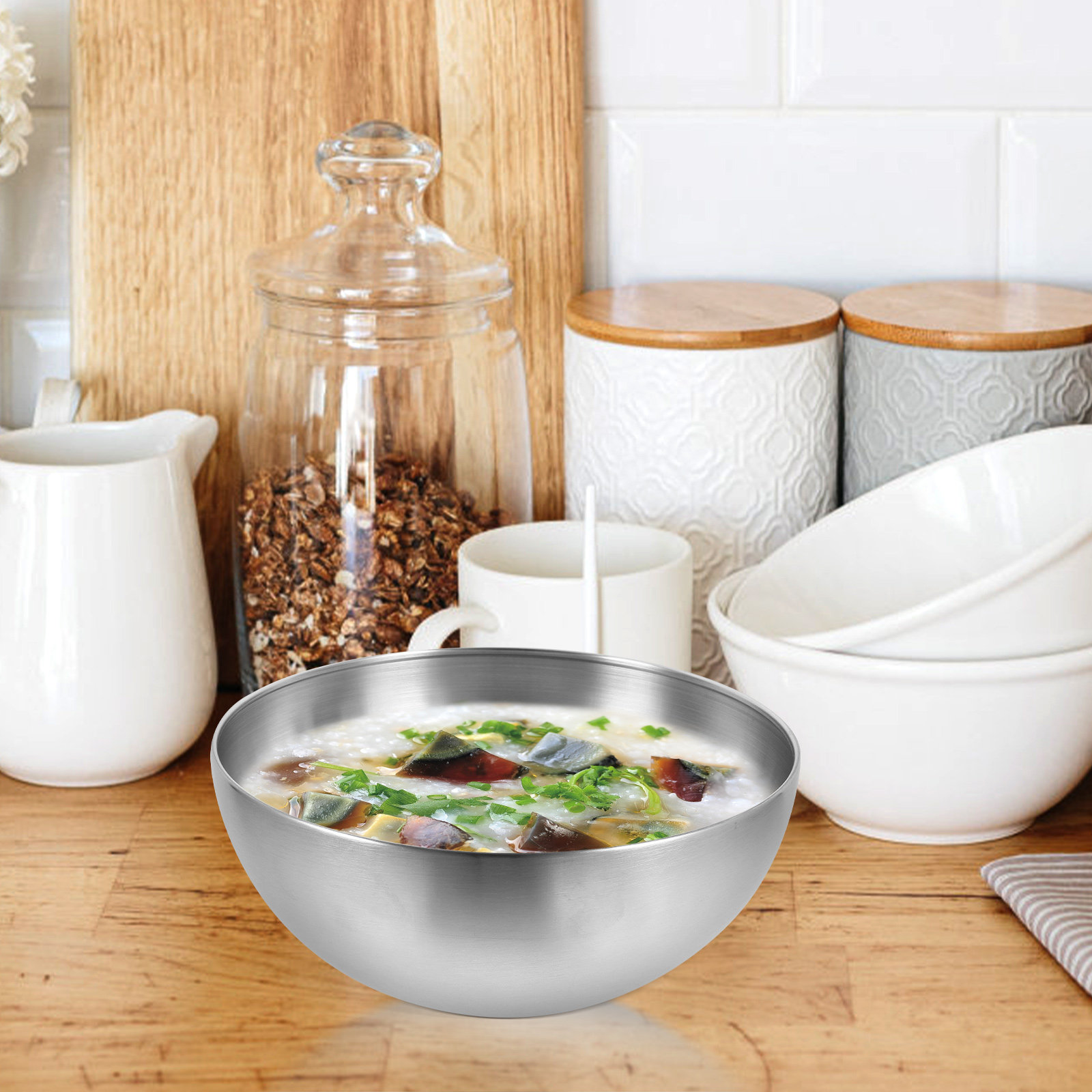 4Pcs Stainless Steel Bowl Set  - đánh giá và giá Home Bar Set