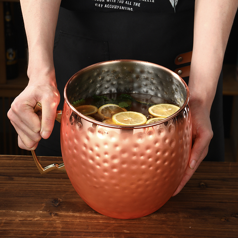 Giant Hammered Moscow Mule Mug - đánh giá và giá Mule Copper Mug