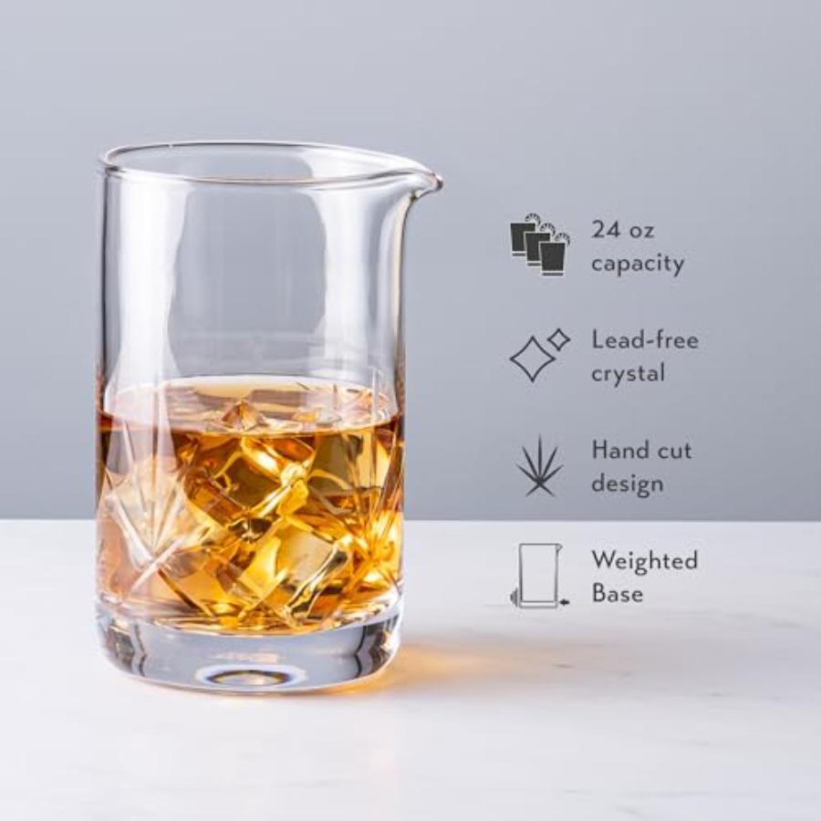 Cocktail Mixing Glass, Old Fas - đánh giá và giá Home Bar Set